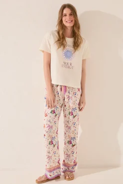 Women'secret Pantalón largo multicolor