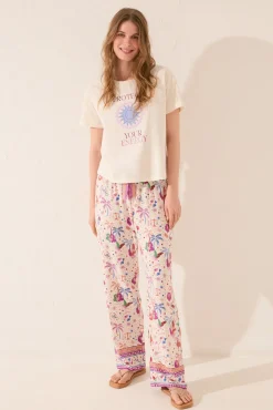 Women'secret Pantalón largo multicolor