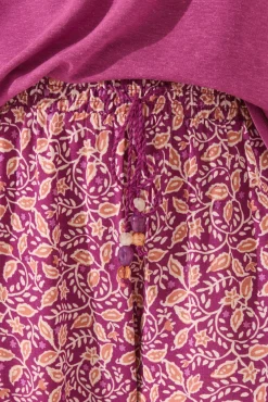 Women'secret Pantalón largo morado