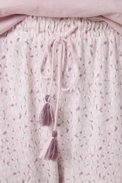 Women'secret Pantalón largo skinny súper soft flores