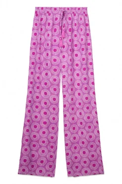 Women'secret Pantalón largo viscosa geométrico
