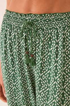 Women'secret Pantalón largo viscosa geométrico