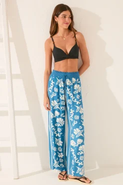 Women'secret Pantalón largo viscosa sello
