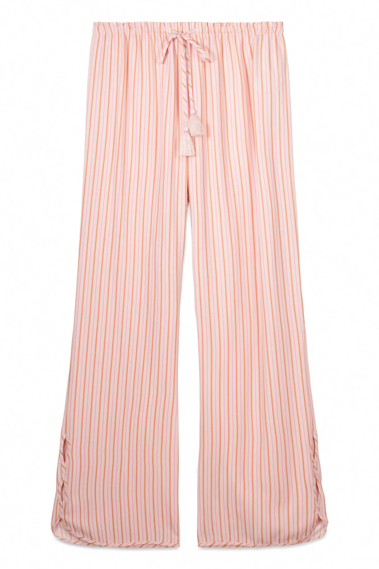 Women'secret Pantalón largo viscosa estampado rayas