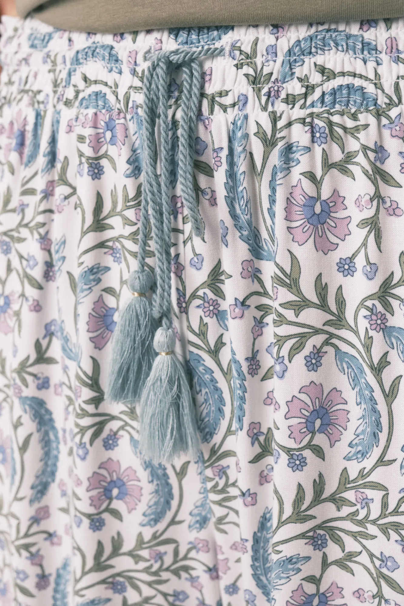 Women'secret Pantalón largo viscosa print flores
