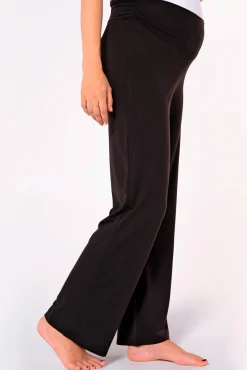Ohma! Pantalón premamá ancho de punto básico