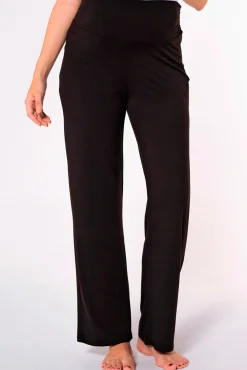 Ohma! Pantalón premamá ancho de punto básico