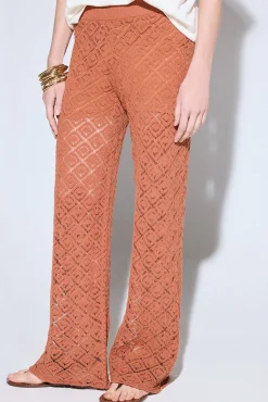 Slowlove Pantalón punto desagujado