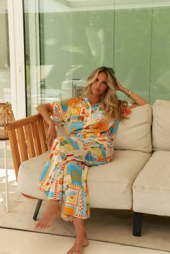 Jaase Pantalón Recto estampado Cici