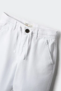Crianças Springfield Kids Pantalon chino lino niño