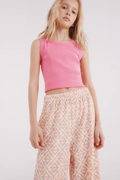 Crianças Springfield Kids Pantalon estampado fluido niña