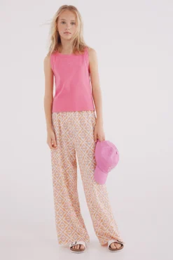 Crianças Springfield Kids Pantalon estampado fluido niña