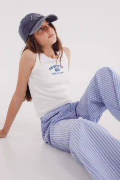 Crianças Springfield Kids Pantalon pijamero rayas niña