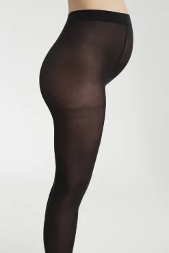 DIM Panty negra opaca de maternidad 50 Deniers