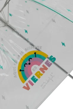 Mr. Wonderful Paraguas grande transparente