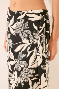 Women'secret Pareo midi estampado flores