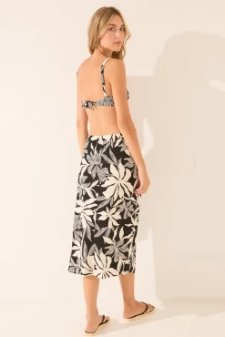 Women'secret Pareo midi estampado flores
