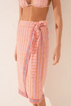 Women'secret Pareo midi geométrico