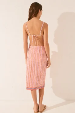 Women'secret Pareo midi geométrico