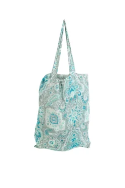 Kbas Pareo toalla algodon con bolsa flores