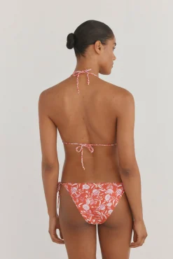 Pedro del Hierro Parte superior bikini triangular estampada