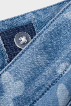 Crianças Name it Patalón mariposa denim
