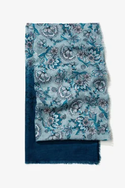 Vilanova Pañuelo con estampado floral en gradiente