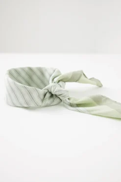 Women'secret Pañuelo para cuello rayas verde