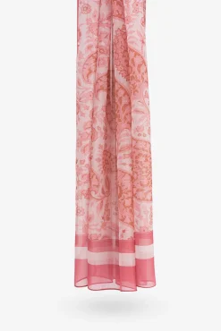 Vilanova Pañuelo semitransparente con estampado paisley