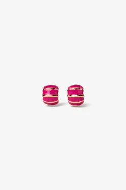 Vilanova Pendientes Curvos Esmaltados