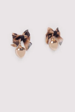Springfield Pendientes lazos corazones
