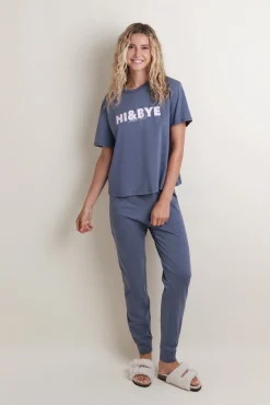 HI&BYE Pijama algodón estampado