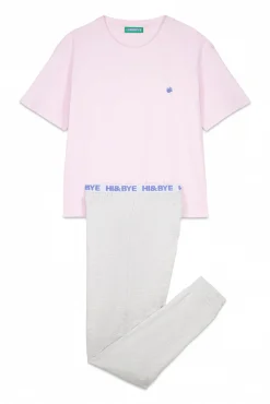 HI&BYE Pijama algodón estampado