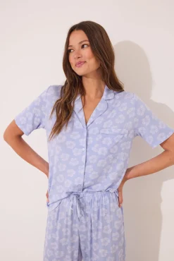 Women'secret Pijama camisero Capri viscosa