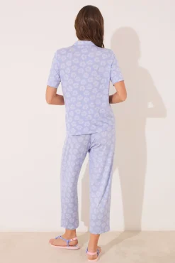 Women'secret Pijama camisero Capri viscosa