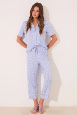 Women'secret Pijama camisero Capri viscosa