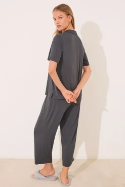 Women'secret Pijama camisero Capri viscosa