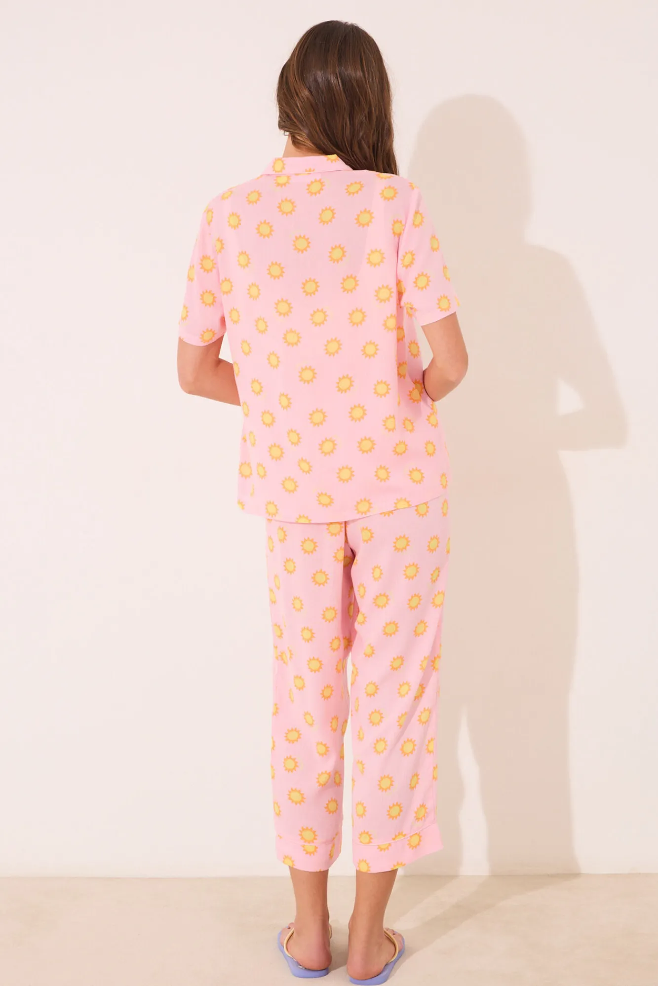 Women'secret Pijama camisero Capri viscosa soles