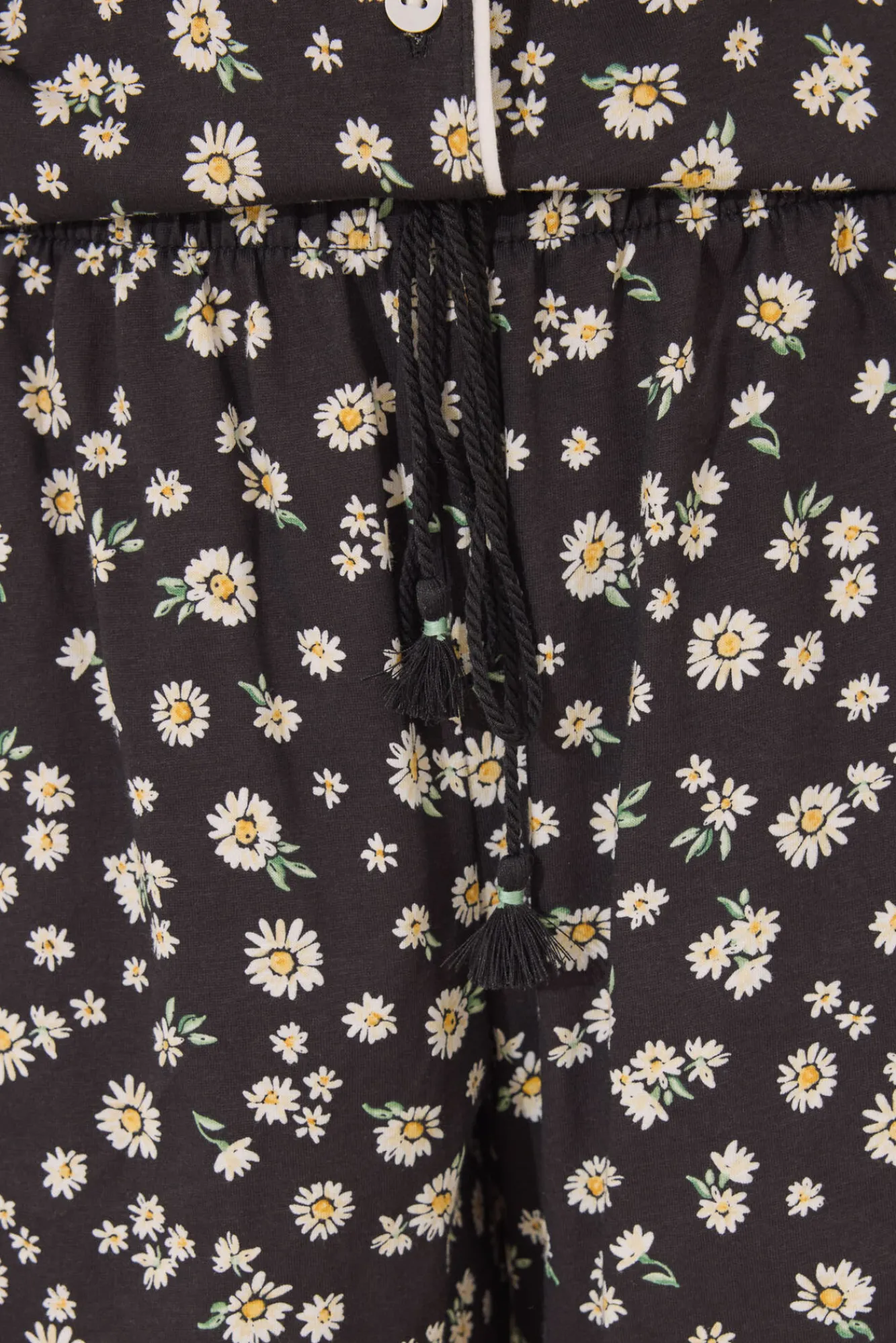 Women'secret Pijama camisero corto 100% algodón flores