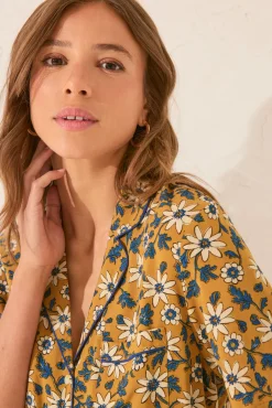 Women'secret Pijama camisero floral