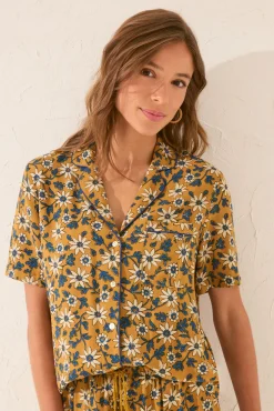 Women'secret Pijama camisero floral