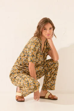 Women'secret Pijama camisero floral