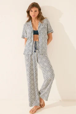Women'secret Pijama camisero sello