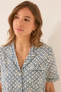Women'secret Pijama camisero sello