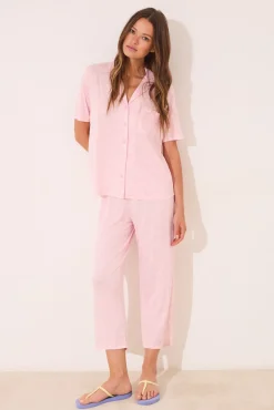 Women'secret Pijama camisero Capri viscosa