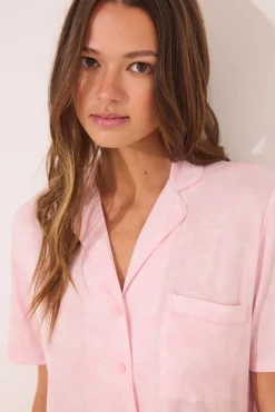 Women'secret Pijama camisero Capri viscosa