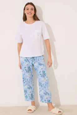Women'secret Pijama Capri 100% algodón estampado flores