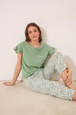 Women'secret Pijama Capri 100% algodón