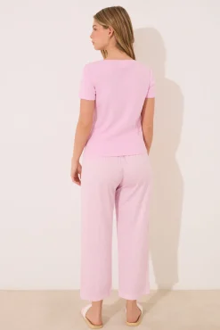 Women'secret Pijama Capri algodón rayas