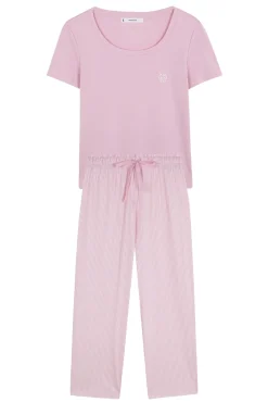 Women'secret Pijama Capri algodón rayas